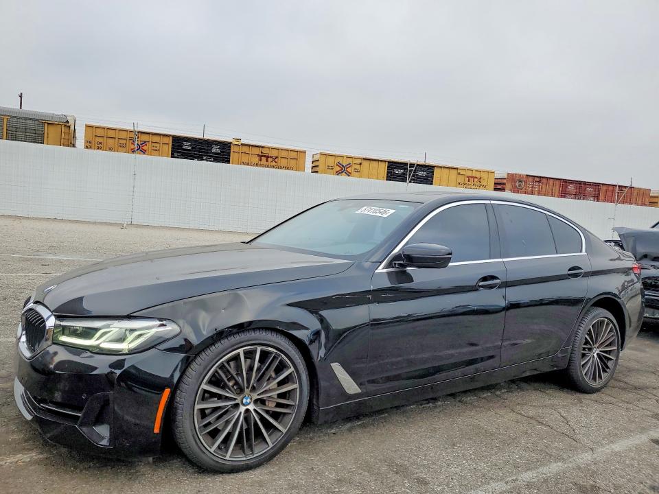 2023 BMW 5er VIN WBA53BH04PCM53976 COPART salvage auction — FRONT END, Ca - Salvage Certificate, sold $11,700 on 2026-07-28 (photo 1)