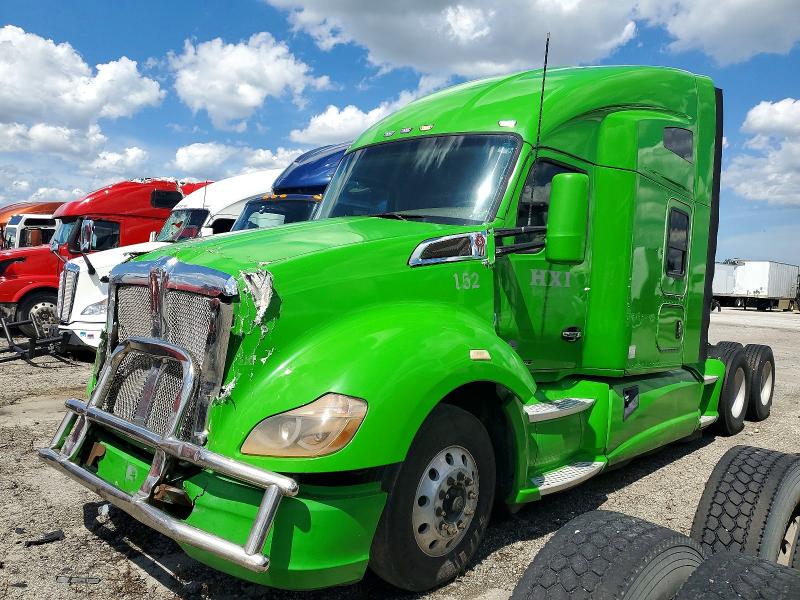 2017 Kenworth T680 VIN 1XKYD49XXHJ152893 COPART salvage auction — FRONT END, IN - CERT OF TITLE-SALVAGE TITLE, sold $18,700 on 2026-09-03 (photo 2)