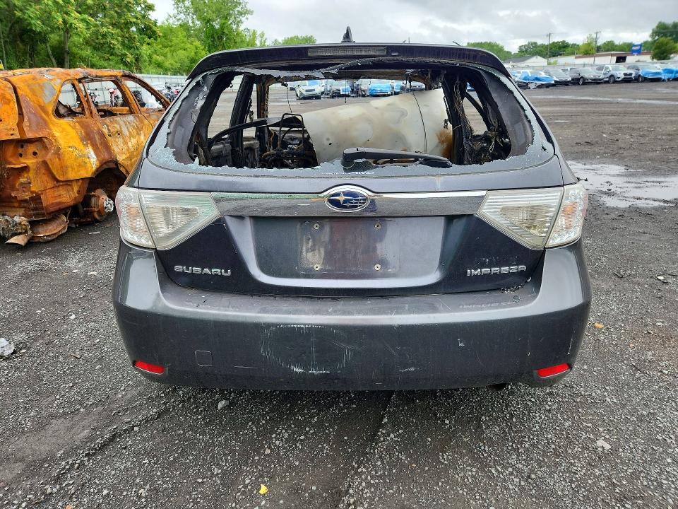 2009 Subaru Impreza VIN JF1GH60669H816598 COPART salvage auction — BURN, Ct - Cert Of Title-Parts Only Salva, sold $450 on 2026-07-24 (photo 6)