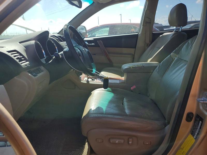 2008 Toyota Highlander VIN JTEDS42AX82006375 COPART salvage auction — FRONT END, Tx - Salvage Vehicle Title, sold $2,400 on 2026-07-15 (photo 7)