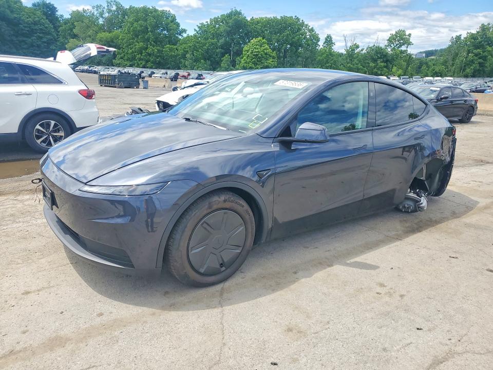 2026 Tesla Model y VIN 7SAYGDEE9TA686264 COPART salvage auction — REAR END, Ny - Mv-907A Salvage Certificate, sold $17,400 on 2026-07-23 (photo 1)