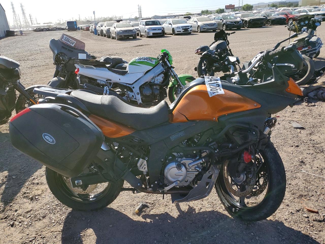 2012 Suzuki DL650 A VIN JS1VP56A0C2101430 — COPART salvage auction photo