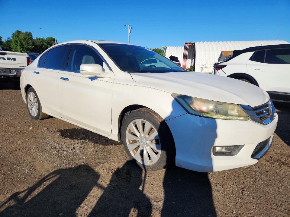 2014 Honda Accord VIN 1HGCR3F86EA004767 COPART salvage auction — MECHANICAL, Ct - Certificate Of Title, sold $2,150 on 2026-07-02 (photo 4)