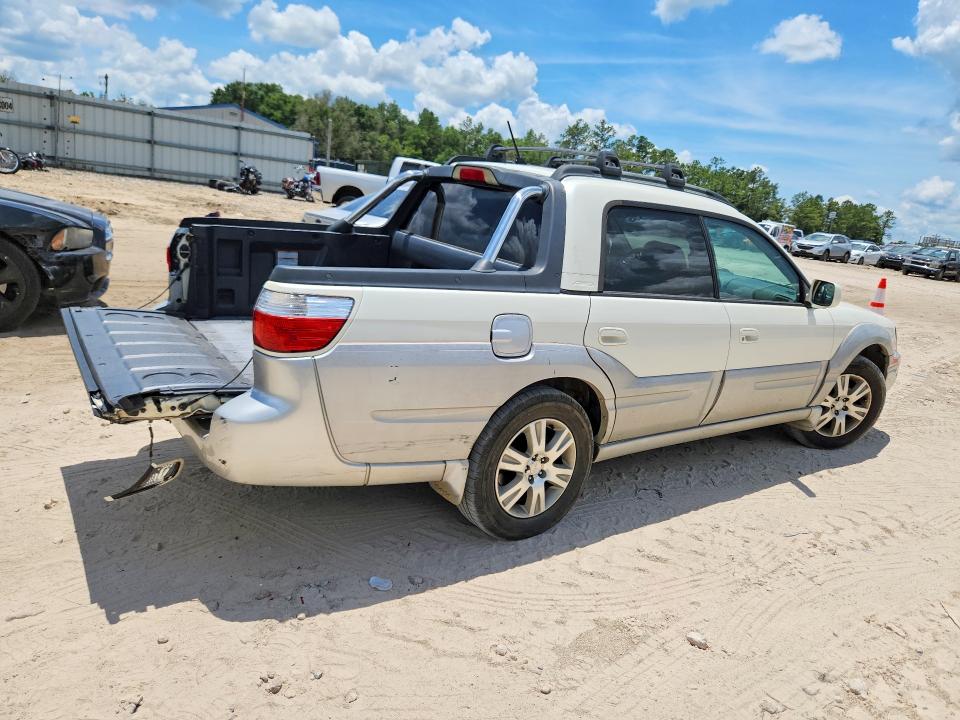 2004 Subaru Baja VIN 4S4BT63C345100977 COPART salvage auction — REAR END, Fl - Cert Of Title Slvg Rebuildable, sold $725 on 2026-07-06 (photo 3)