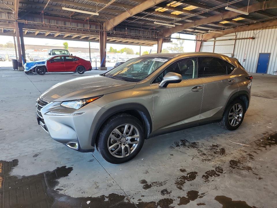 2016 Lexus Nx VIN JTJBARBZ3G2063546 COPART salvage auction — REAR END, Ca - Salvage Certificate, sold $5,400 on 2026-07-02 (photo 1)