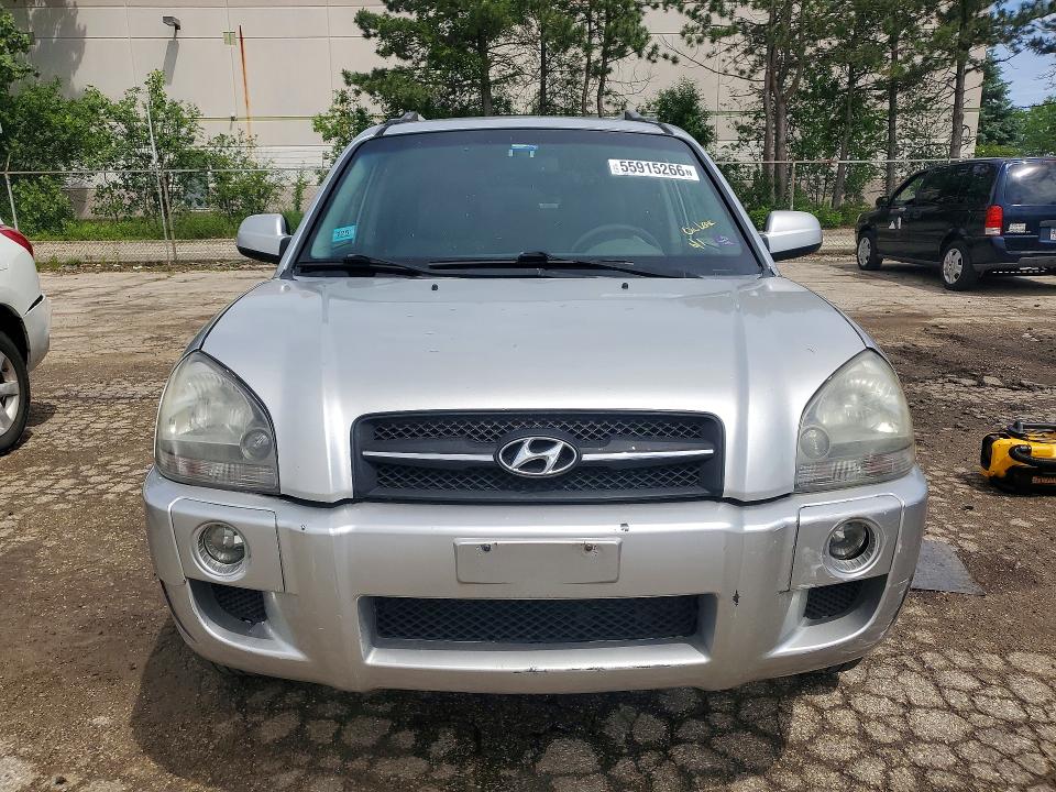 2007 Hyundai Tucson VIN KM8JN72D47U529061 COPART salvage auction — MECHANICAL, Il - Certificate Of Title, sold $450 on 2026-07-13 (photo 5)