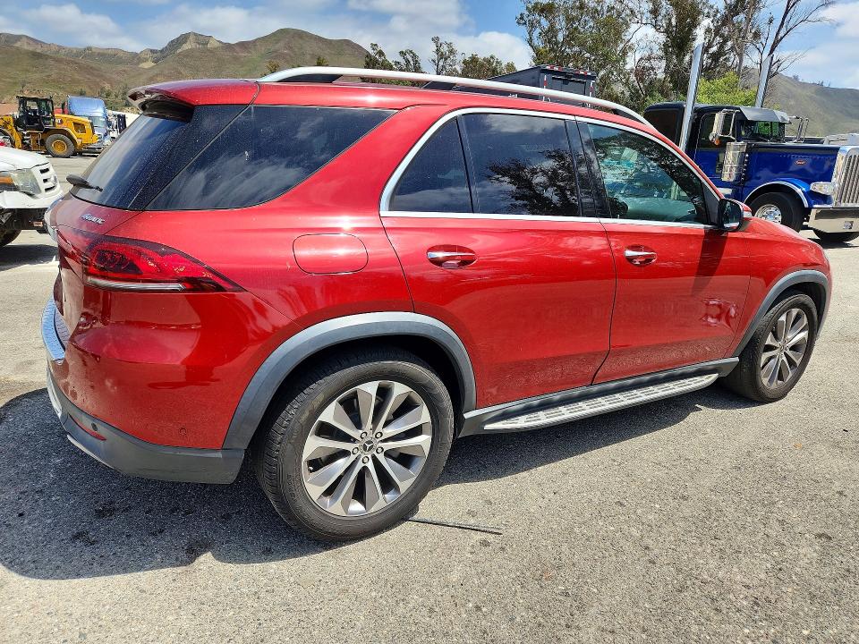 2020 Mercedes-benz Gle VIN 4JGFB4KBXLA072246 COPART salvage auction — MINOR DENT/SCRATCHES, Ca - Dis/Dlr/Exp Only Clean Title, sold $13,100 on 2026-07-31 (photo 3)