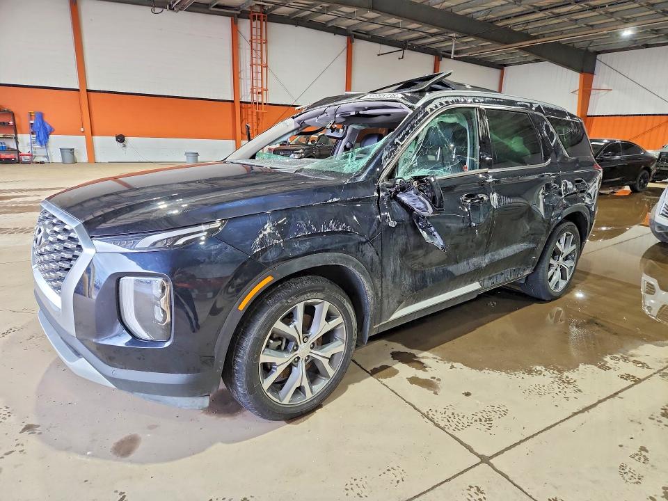 2022 Hyundai VIN KM8R3DHE7NU439214 COPART salvage auction — ROLLOVER, Ab - Bos - Nonrepairable, sold $2,200 on 2026-07-14 (photo 1)
