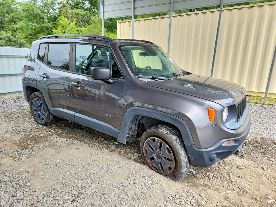 2018 Jeep Renegade VIN ZACCJBAB7JPH37892 COPART salvage auction — FRONT END, Sc - Cert Of Title-Salvage, sold $1,700 on 2026-08-04 (photo 4)