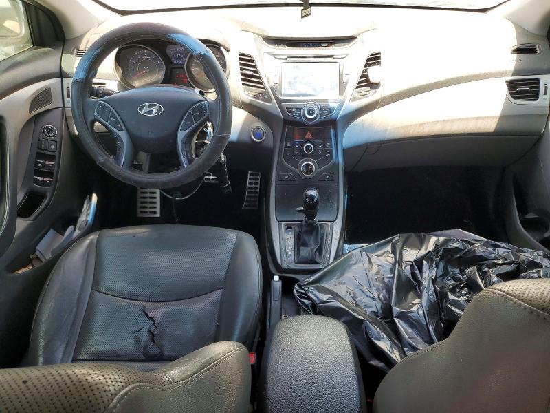 2015 Hyundai Elantra VIN KMHDH4AH0FU372716 COPART salvage auction — MECHANICAL, Ca - Dis/Dlr/Exp Only Clean Title, sold $525 on 2026-07-16 (photo 8)