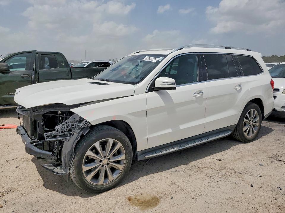 2019 Mercedes-benz Gls-klasse VIN 4JGDF6EE9KB210655 COPART salvage auction — FRONT END, Tx - Salvage Vehicle Title, sold $2,950 on 2026-07-24 (photo 1)