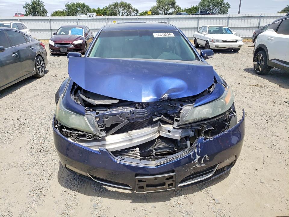 2013 Acura VIN 19UUA8F56DA005804 COPART salvage auction — FRONT END, Ca - Salvage Certificate, sold $800 on 2026-07-09 (photo 5)