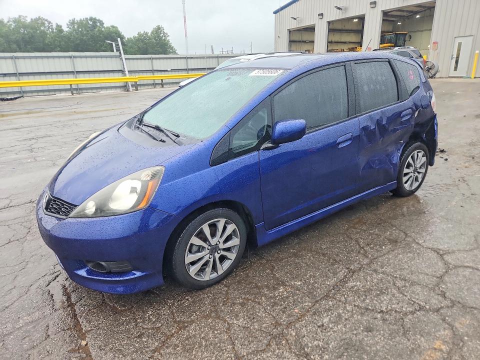 2012 Honda Fit VIN JHMGE8H52CC008357 COPART salvage auction — SIDE, Mo - Salvage Certificate Of Title, sold $1,350 on 2026-07-27 (photo 1)