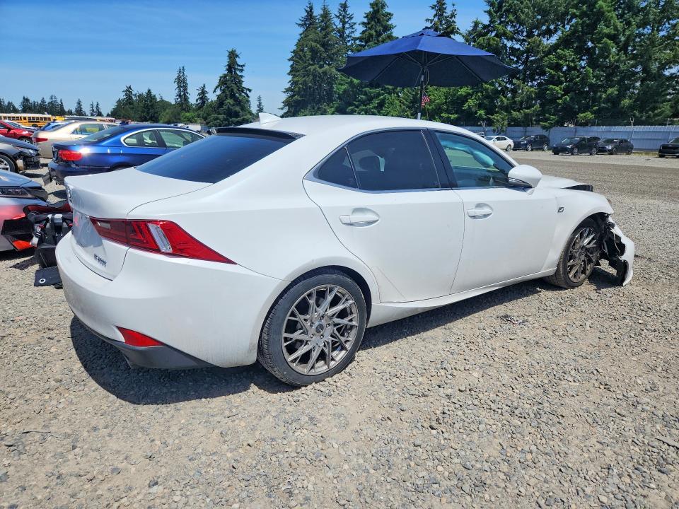 2016 Lexus Is VIN JTHBA1D28G5024159 COPART salvage auction — FRONT END, Wa - Bill Of Sale, sold $2,200 on 2026-07-17 (photo 3)