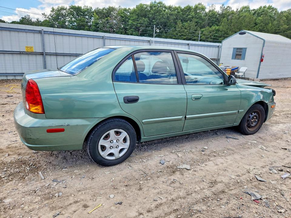 2005 Hyundai Accent VIN KMHCG45C35U622607 COPART salvage auction — FRONT END, Va - Certificate Of Title, sold $400 on 2026-07-06 (photo 3)