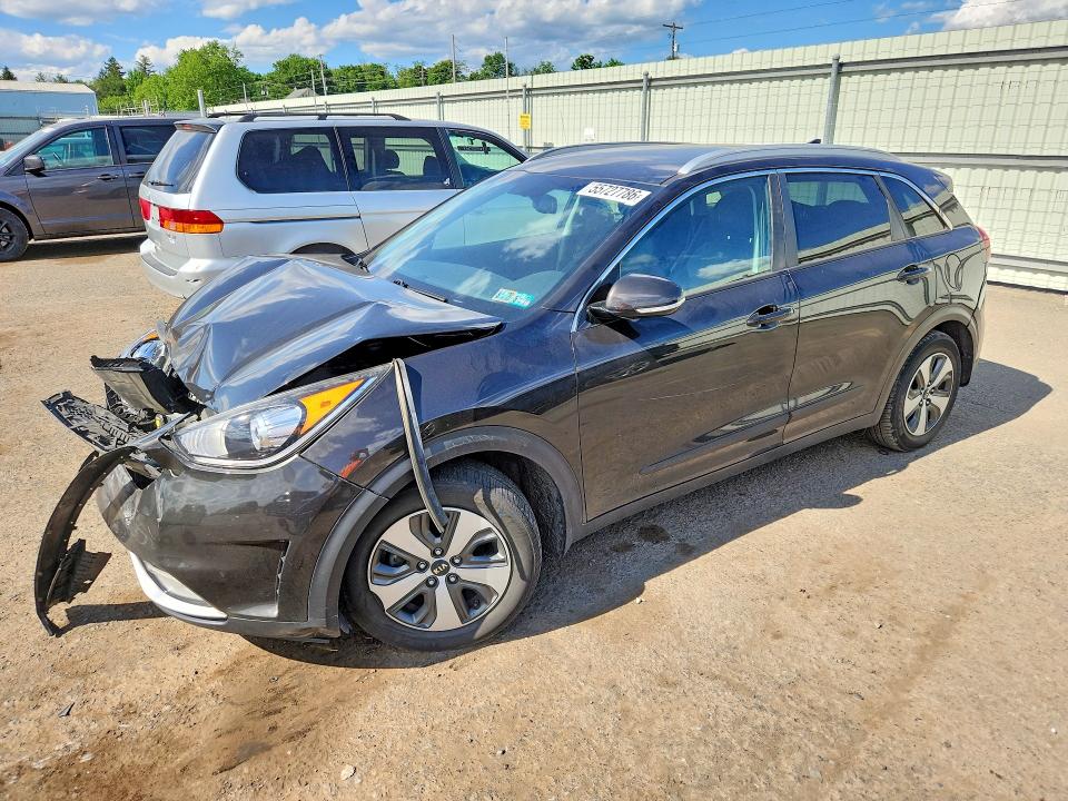 2018 Kia VIN KNDCC3LC5J5117573 COPART salvage auction — FRONT END, Pa - Certificate Of Salvage, sold $1,950 on 2026-07-07 (photo 1)