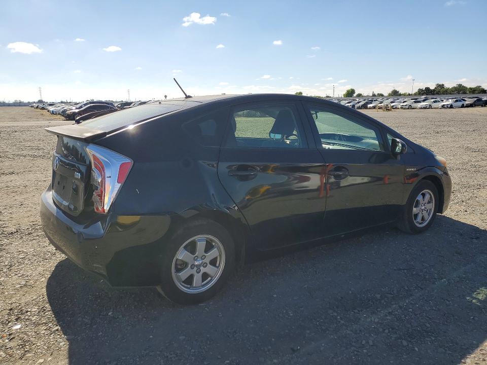 2013 Toyota Prius VIN JTDKN3DU4D5662181 COPART salvage auction — REAR END, Ca - Salvage Certificate, sold $800 on 2026-07-09 (photo 3)