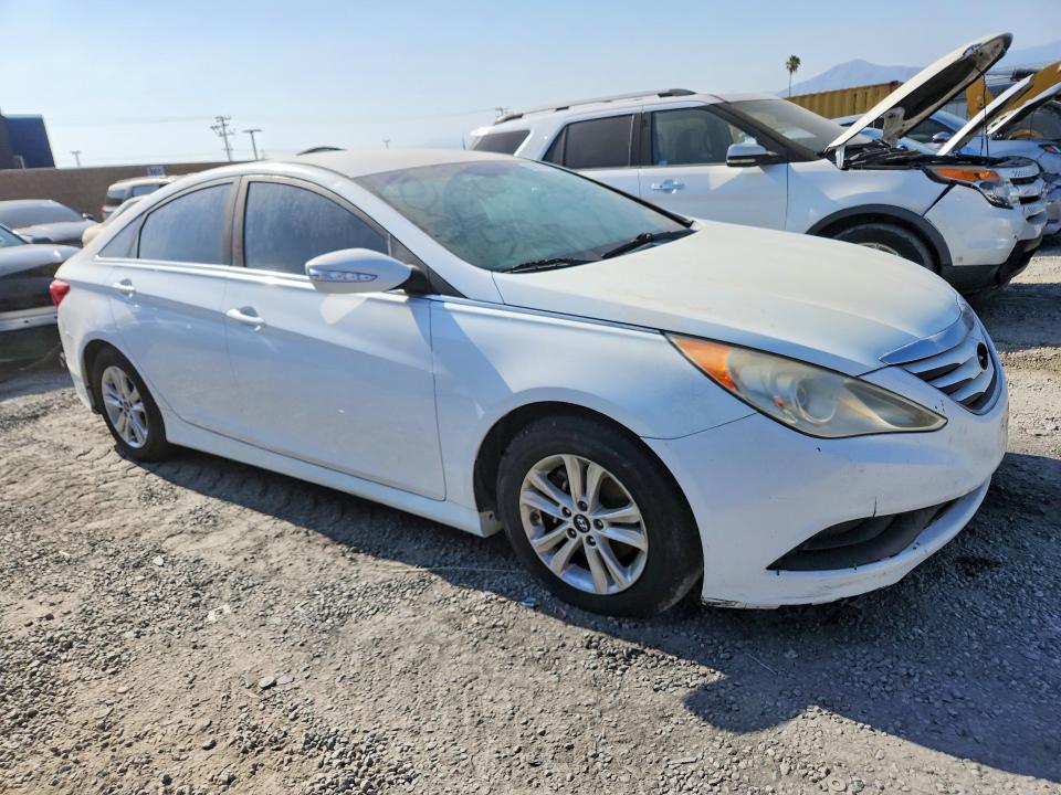 2014 Hyundai Sonata VIN 5NPEB4AC1EH831047 COPART salvage auction — MECHANICAL, Ca - Dis/Dlr/Exp Only Clean Title, sold $1,098 on 2026-07-09 (photo 4)