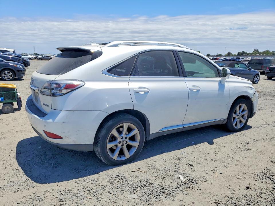 2010 Lexus Rx 350 VIN JTJBK1BA4A2417994 COPART salvage auction — VANDALISM, CA - SALVAGE CERTIFICATE, sold $3,200 on 2026-07-14 (photo 3)