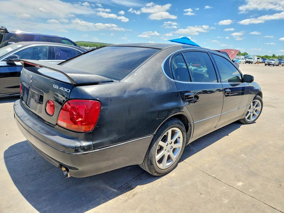 2003 Lexus Gs 430 VIN JT8BL69S330013805 COPART salvage auction — REAR END, Tx - Cert Of Title-Rebuilt Salvage, sold $475 on 2026-07-02 (photo 3)