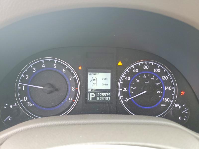 2011 Infiniti G37 VIN JN1CV6AR4BM352138 COPART salvage auction — SIDE, VA - CERT OF TITLE - SALVAGE, sold $425 on 2026-07-08 (photo 9)