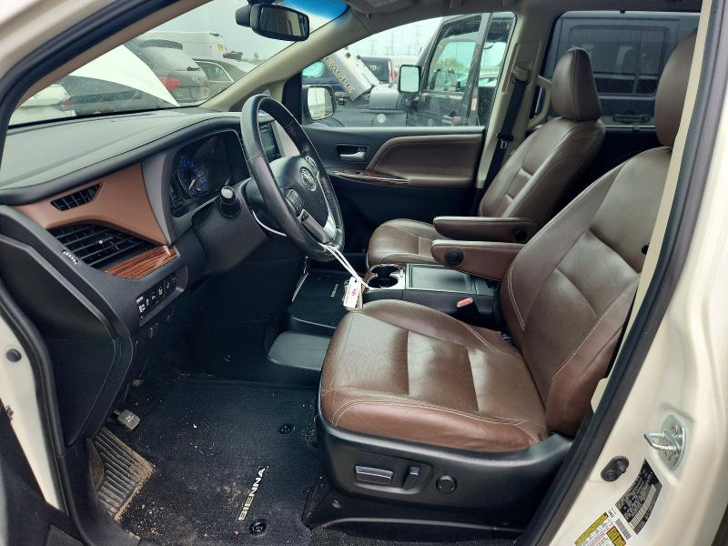 2015 Toyota Sienna VIN 5TDYK3DC9FS632942 COPART salvage auction — FRONT END, IL - SALVAGE CERTIFICATE, sold $7,800 on 2026-07-30 (photo 7)