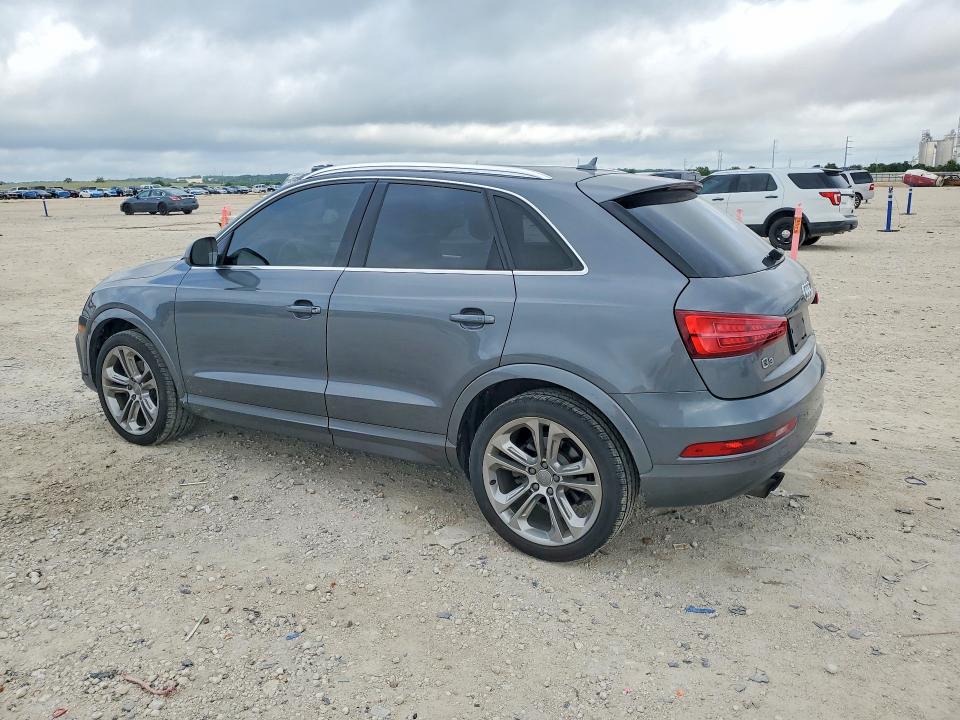 2017 Audi Q3 VIN WA1HCCFS6HR006567 COPART salvage auction — FRONT END, Tx - Salvage Vehicle Title, sold $125 on 2026-07-30 (photo 2)