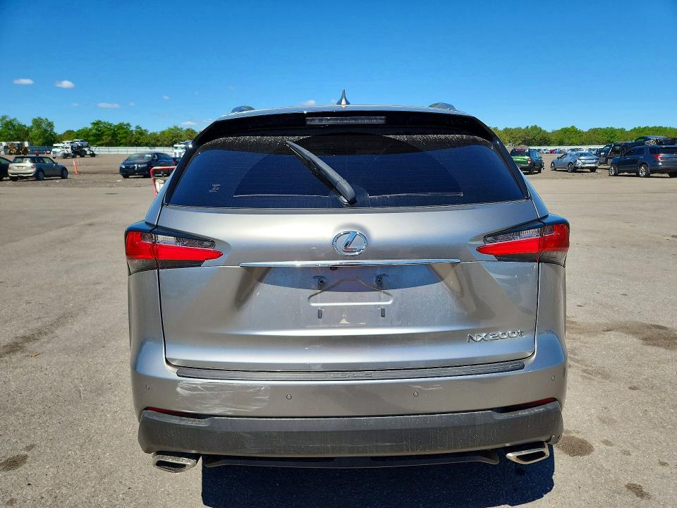 2015 Lexus Nx VIN JTJBARBZ8F2042092 COPART salvage auction — FRONT END, NY - MV-907A SALVAGE CERTIFICATE, sold $2,450 on 2026-07-15 (photo 6)