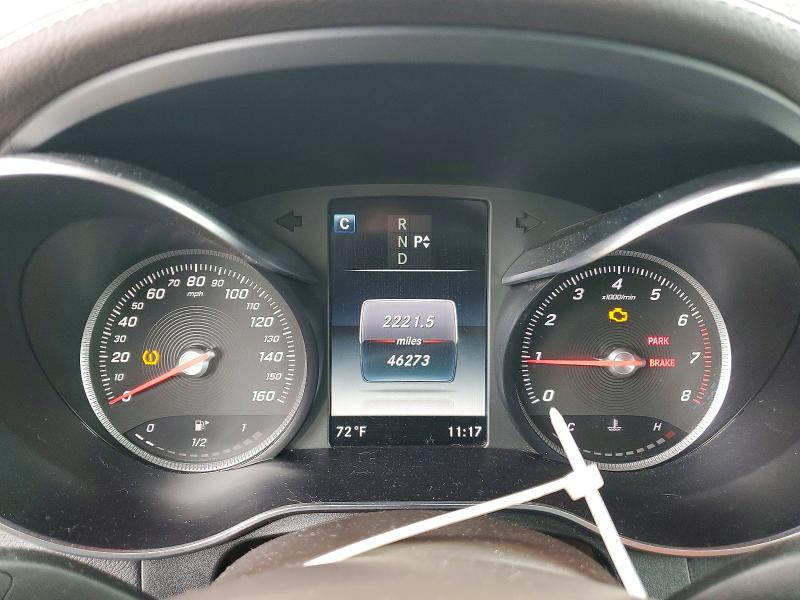 2018 Mercedes-benz Glc VIN WDC0G4KB7JV080638 COPART salvage auction — REAR END, WA - BILL OF SALE, sold $7,200 on 2026-07-17 (photo 9)
