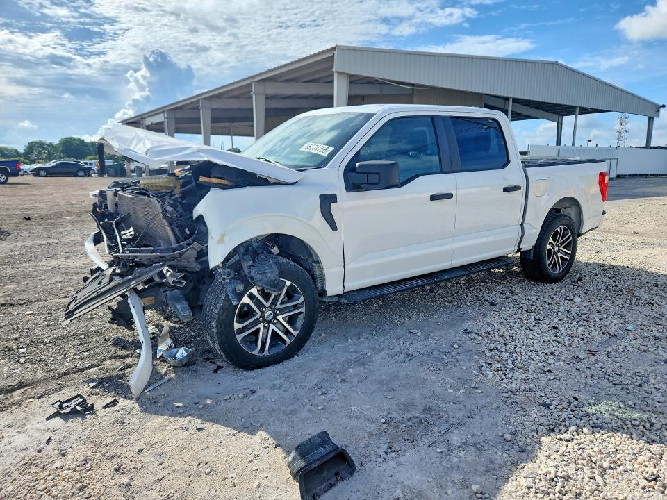 2023 Ford F-150 lightning VIN 1FTFW1E58PKE73789 COPART salvage auction — FRONT END, Fl - Certificate Of Destruction, sold $7,000 on 2026-07-22 (photo 1)