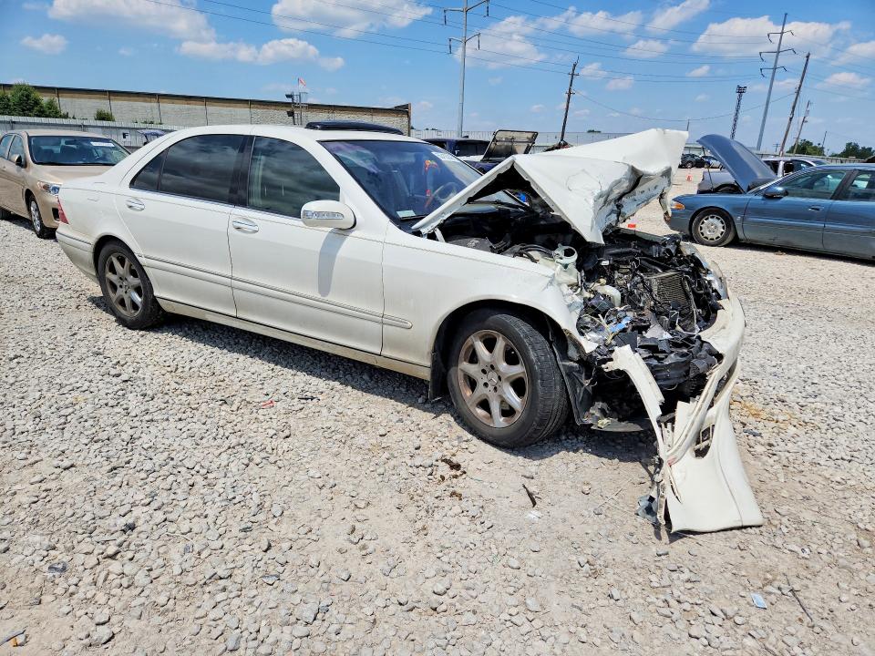 2003 Mercedes-benz S class VIN WDBNG83J23A338193 COPART salvage auction — FRONT END, Oh - Cert Of Title-Salvage, sold $500 on 2026-07-07 (photo 4)