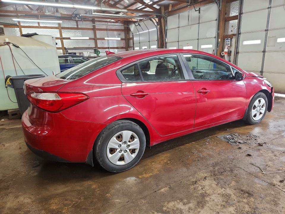 2016 Kia Forte VIN KNAFK4A6XG5474823 COPART salvage auction — FRONT END, Il - Salvage Certificate, sold $550 on 2026-07-13 (photo 3)