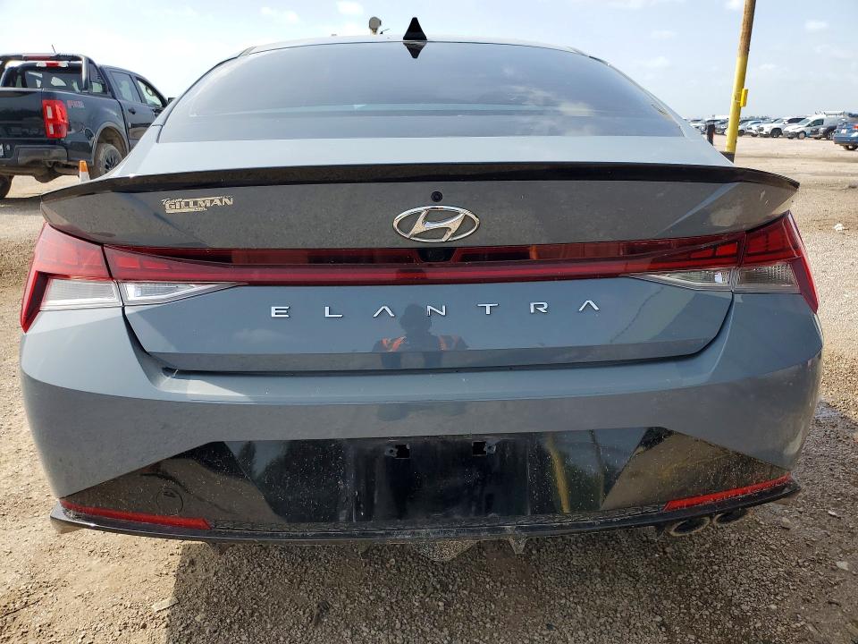 2023 Hyundai Elantra VIN KMHLR4AF8PU443184 COPART salvage auction — FRONT END, TX - CERTIFICATE OF TITLE, sold $1,300 on 2026-07-16 (photo 6)