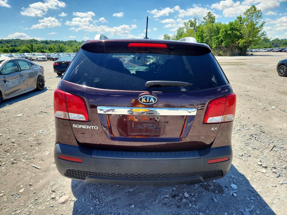 2012 Kia VIN 5XYKU3A60CG242674 COPART salvage auction — FRONT END, IL - SALVAGE CERTIFICATE, sold $400 on 2026-07-29 (photo 6)