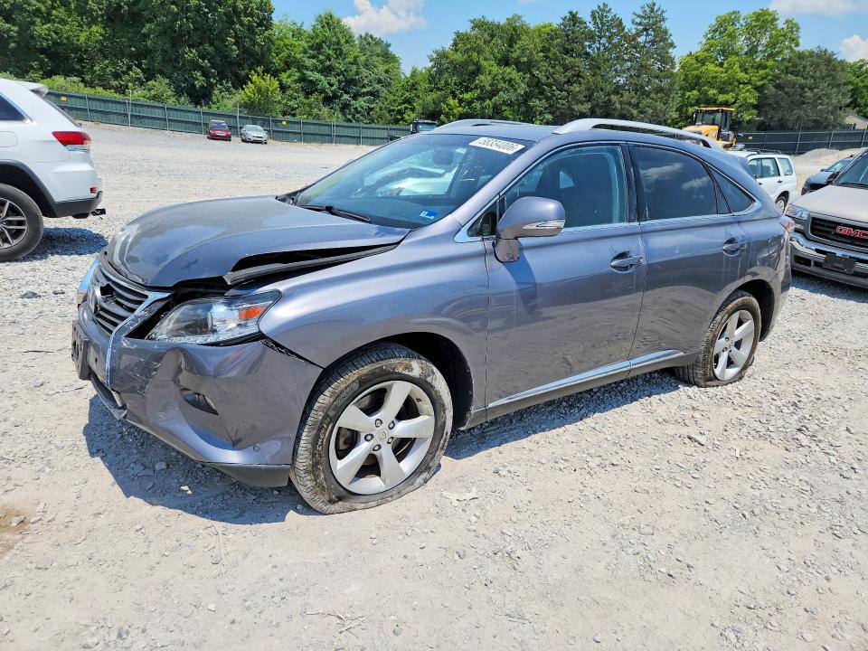 2014 Lexus Rx VIN JTJBK1BA7E2460618 COPART salvage auction — FRONT END, Tn - Salvage Certificate, sold $4,700 on 2026-07-16 (photo 1)