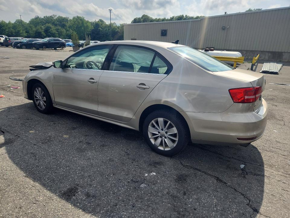 2015 Volkswagen Jetta VIN 3VWD17AJ6FM264258 COPART salvage auction — FRONT END, Wv - Salvage Certificate, sold $525 on 2026-07-23 (photo 2)