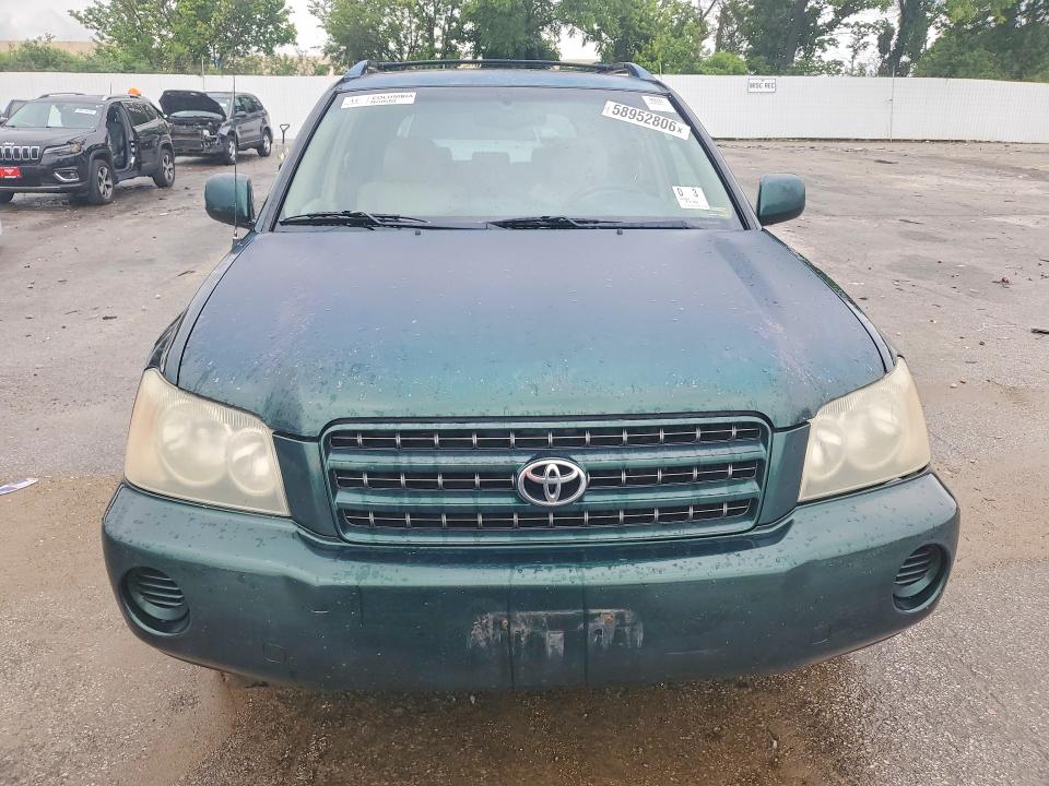 2002 Toyota Highlander VIN JTEGF21A920033027 COPART salvage auction — MINOR DENT/SCRATCHES, MO - CERTIFICATE OF TITLE (P), sold $300 on 2026-07-31 (photo 5)