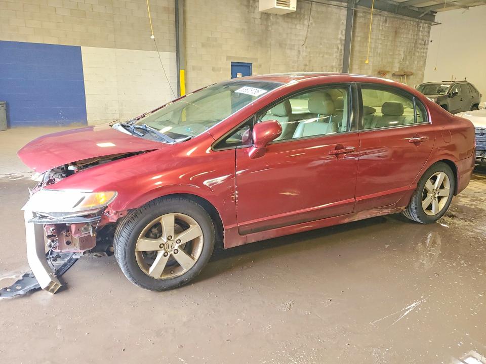 2008 Honda Civic VIN 2HGFA16928H502889 COPART salvage auction — FRONT END, PA - CERTIFICATE OF SALVAGE, sold $325 on 2026-07-20 (photo 1)