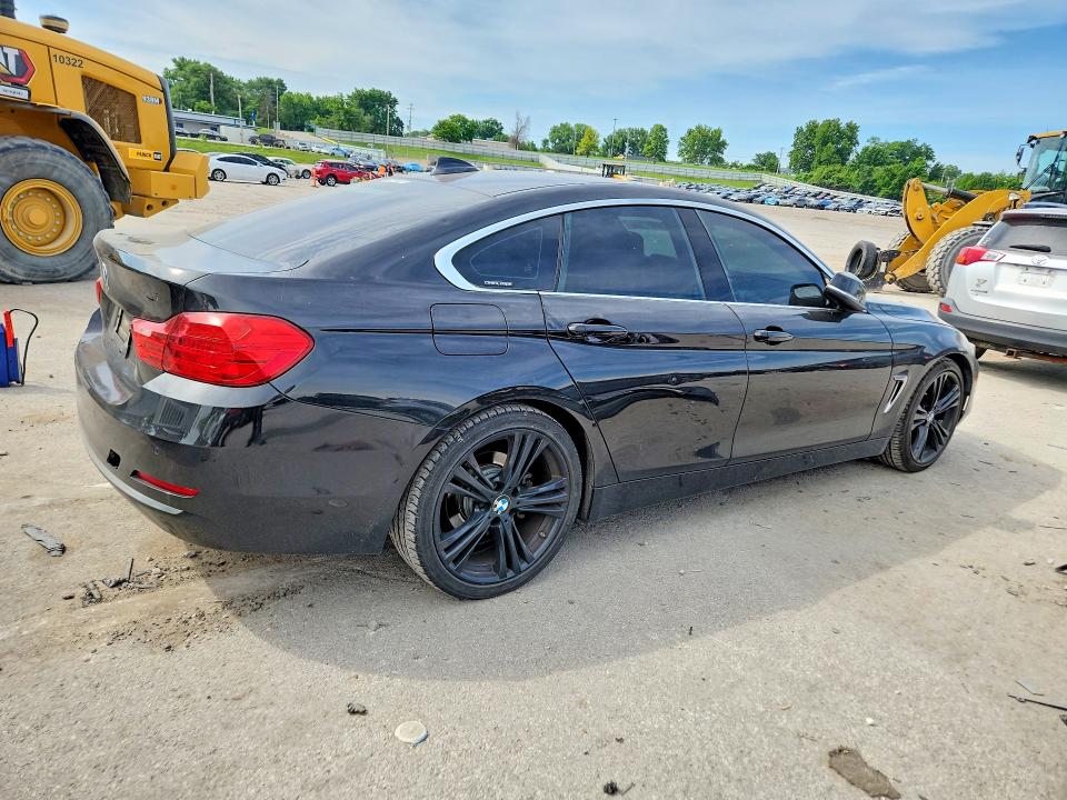2016 BMW 4er VIN WBA4A9C57GG695974 COPART salvage auction — HAIL, Mo - Certificate Of Title, sold $3,700 on 2026-07-10 (photo 3)
