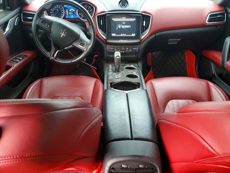 2019 Maserati Ghibli VIN ZAM57YTL2K1315025 COPART salvage auction — FRONT END, Ny - Mv-907A Salvage Certificate, sold $6,000 on 2026-08-24 (photo 8)