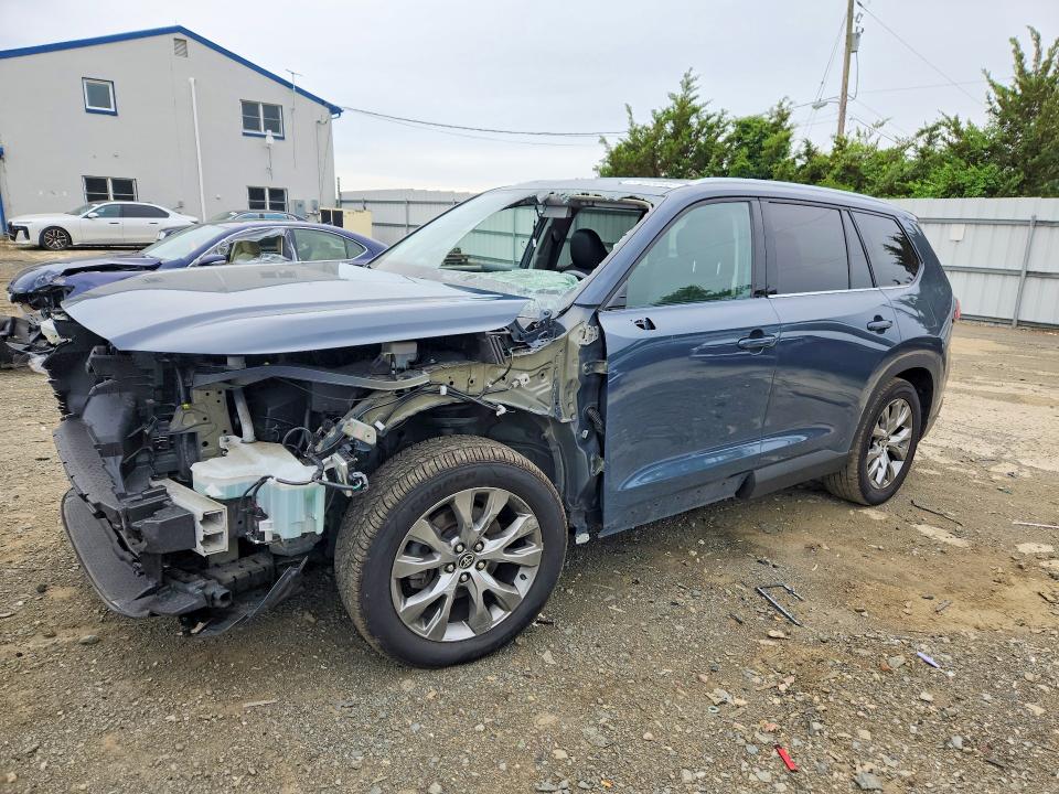 2024 Toyota Highlander VIN 5TDAAAB53RS058694 COPART salvage auction — FRONT END, Nj - Cert Of Title-Salvage, sold $19,000 on 2026-07-20 (photo 1)