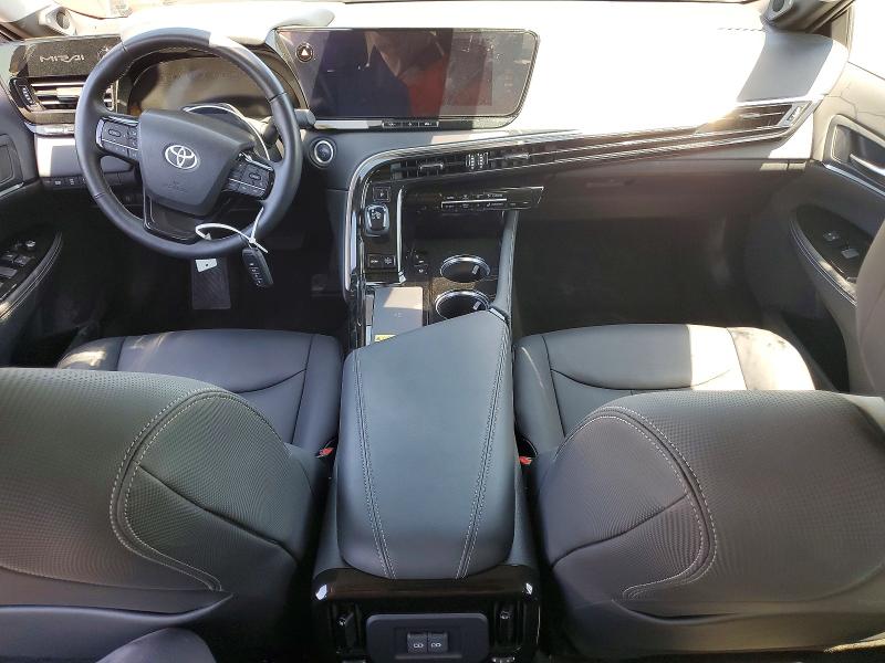 2024 Toyota Mirai VIN JTDAAAAA4RA011699 COPART salvage auction — FRONT END, Ca - Dis/Dlr/Exp Only Clean Title (P), sold $6,200 on 2026-07-08 (photo 8)