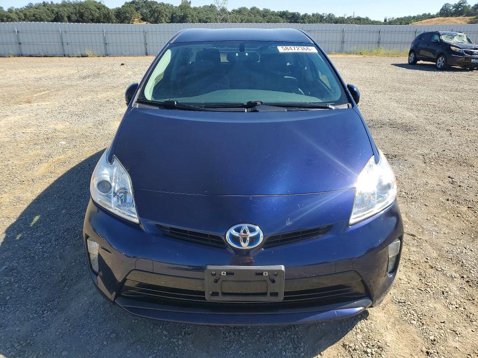 2015 Toyota Prius VIN JTDKN3DU4F0425674 COPART salvage auction — REAR END, Ca - Salvage Certificate, sold $2,450 on 2026-07-06 (photo 5)