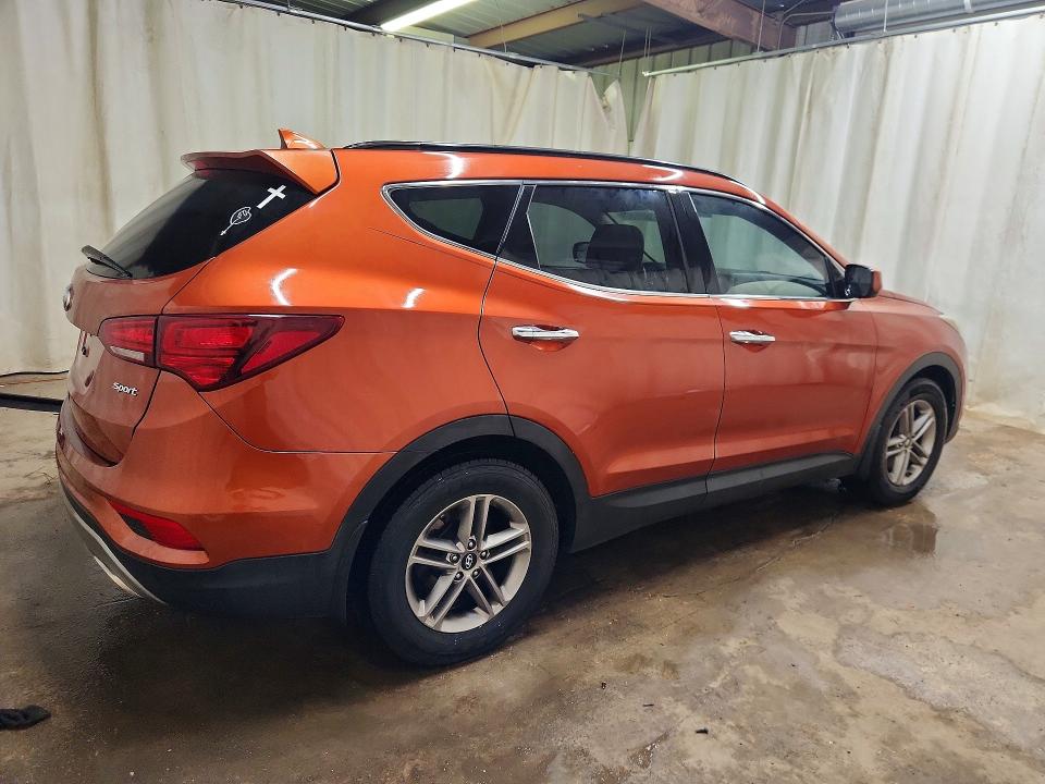 2017 Hyundai Santa fe VIN 5XYZU3LB0HG490861 COPART salvage auction — MINOR DENT/SCRATCHES, TX - CERTIFICATE OF TITLE, sold $500 on 2026-07-21 (photo 3)