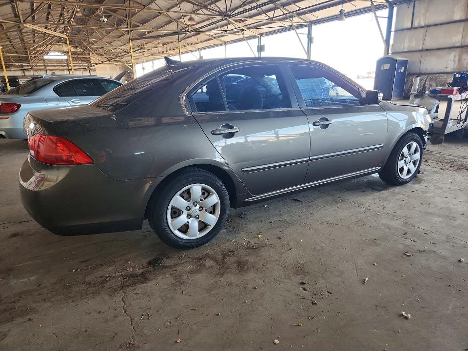 2010 Kia Optima VIN KNAGG4A89A5440144 COPART salvage auction — FRONT END, AZ - CERT OF TITLE - SALVAGE, sold $1,050 on 2026-07-22 (photo 3)