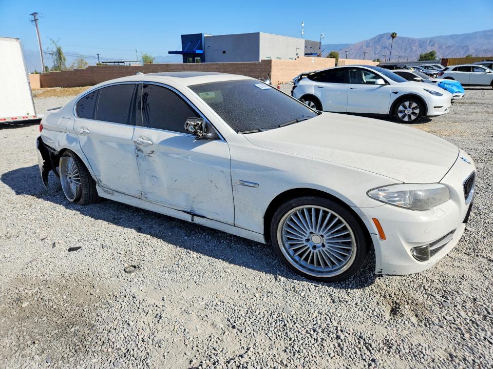 2011 BMW 5er VIN WBAFR1C54BC742655 COPART salvage auction — SIDE, Ca - Salvage Certificate, sold $625 on 2026-07-22 (photo 4)