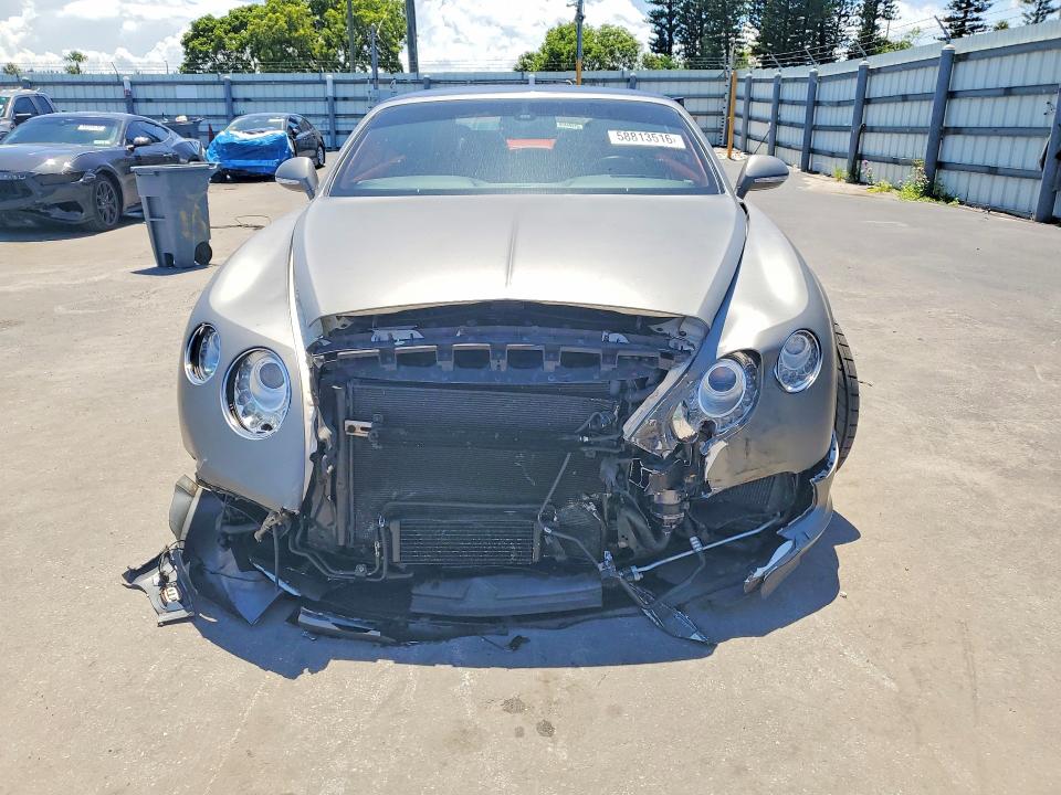 2014 Bentley Continental VIN SCBGT3ZA2EC094667 COPART salvage auction — FRONT END, Fl - Cert Of Title Slvg Rebuildable, sold $21,200 on 2026-08-03 (photo 5)