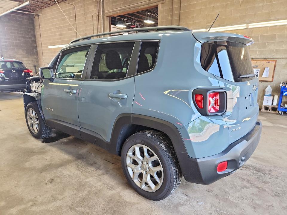 2017 Jeep Renegade VIN ZACCJBBBXHPF94655 COPART salvage auction — FRONT END, Ny - Mv-907A Salvage Certificate, sold $2,150 on 2026-07-06 (photo 2)