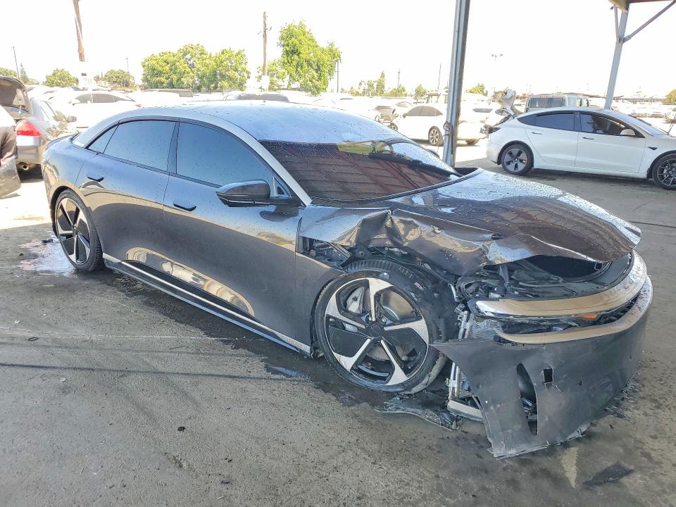 2026 Lucid VIN 50EA1TEA6TA014127 COPART salvage auction — FRONT END, Ca - Salvage Certificate, sold $5,100 on 2026-08-27 (photo 4)