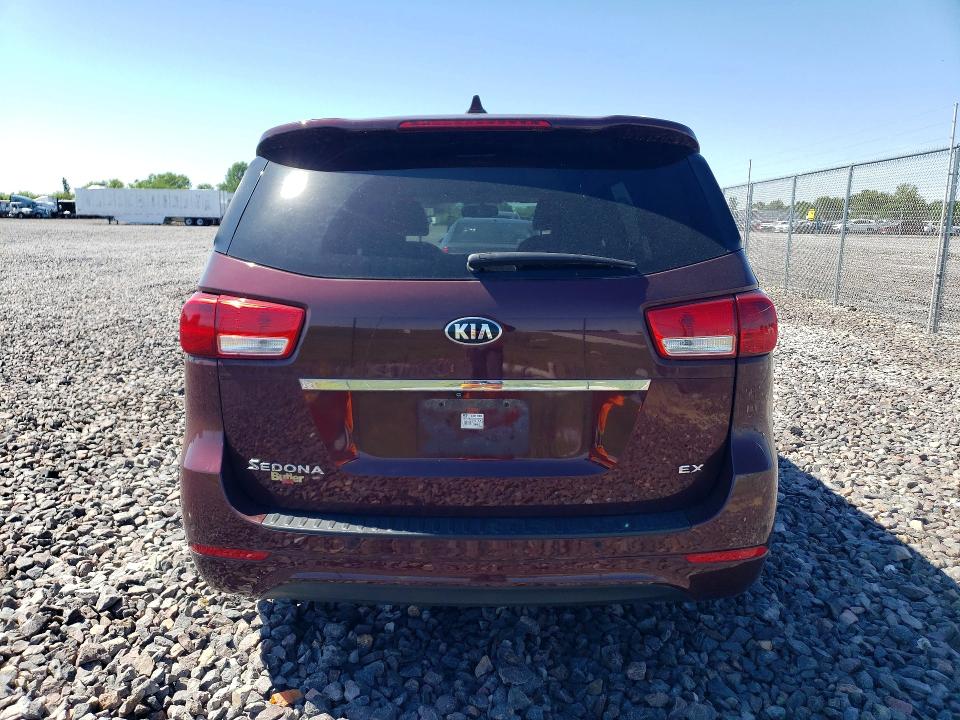 2015 Kia SEDONA VIN KNDMC5C15F6045127 COPART salvage auction — SIDE, IN - CERT OF TITLE-SALVAGE TITLE, sold $900 on 2026-07-07 (photo 6)